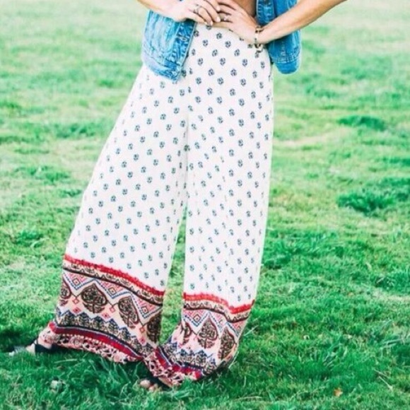 Xhilaration Boho Elastic Flare Pant M - Picture 1 of 8